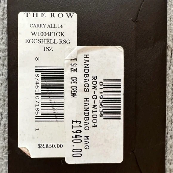 The Row Carryall 14 in Ecru leather - Picture 14 of 17